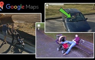 Компрометирующие кадры с Google Maps, которых не должно было быть (18 фото)