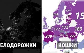 17 прикладів незвичайного відображення світу за допомогою карток (18 фото)
