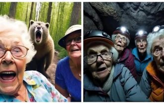 Нейросеть показала, как выглядит жизнь на пенсии (13 фото)