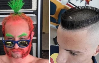 17 hairstyles whose owners can safely be called real kings of outrageousness (18 photos)