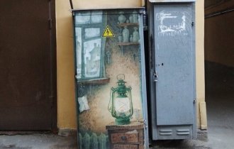 В Петербурге преображают скучные электрические щиты (6 фото)
