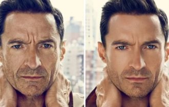 Как выглядели бы зарубежные актёры 40+, если бы их лица фотошопили так же, как актрис (10 фото)