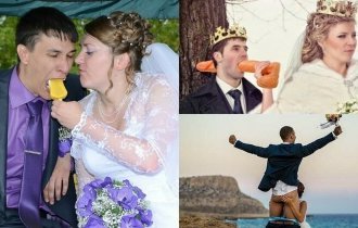 Русская свадьба, бессмысленная и беспощадная: 30 фото, от которых стыдно и смешно (33 фото)