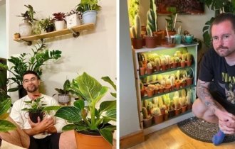 15 guys whose brutality doesn’t stop them from growing indoor plants (17 photos)