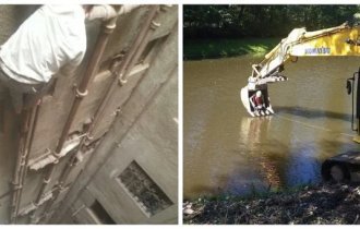 15 бесстрашных работников, которые не ведают, что такое опасность (16 фото)