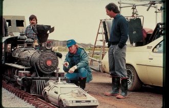 How "Back to the Future" was filmed (14 photos)