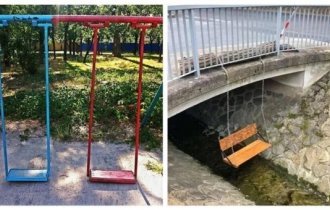 Unhealthy person's swing: killer concepts (20 photos)