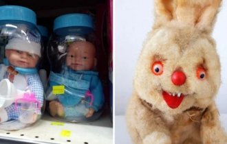 17 creepy toys that were made by those who clearly don't like children (18 photos)