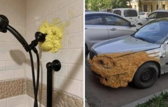 Монтажная пена — чудо-подорожник, позволяющий устранить любые поломки (17 фото)