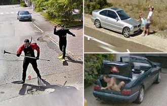 Необычные снимки, сделанные камерами Google Street View (29 фото)