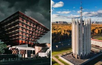 18 majestic buildings in the style of Soviet brutalism that amaze with their boldness (21 photos)