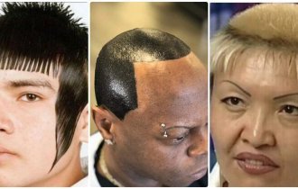 20 ужасных причесок от горе-парикмахеров, которым пора оторвать руки за их бесчинства (21 фото)