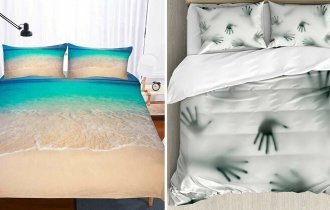 Постельное бельё для тех, кто не привык спать на белых простынях (24 фото)