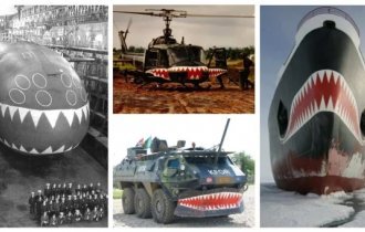 Зубастое железо: 25 крутых оскалов в стиле Shark Art (25 фото)