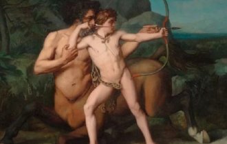 Chiron, noble elder centaur of Greek mythology (1 photo)