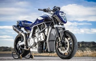 Мотоциклы-монстры: двухколесные чудища с многоцилиндровыми двигателями (35 фото)