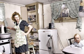 Как выглядели кухни в начале ХХ века? (28 фото)