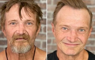Американский парикмахер бесплатно превращает бездомных в звезд Инстаграма (17 фото)