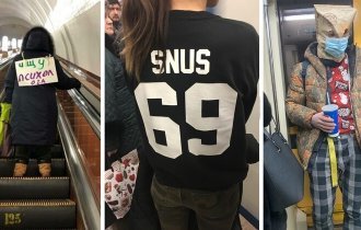 Неудержимые модники московского метро, к которым мы никак не привыкнем (20 фото)