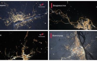 Космонавт Олег Кононенко заснял российские города с околоземной орбиты (18 фото)
