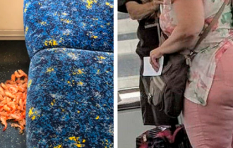Самые мерзкие пассажиры метро (31 фото)