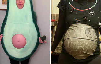 40 беременных женщин, которые подготовили самые оригинальные костюмы на Хэллоуин (41 фото)