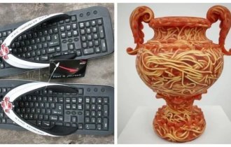 Странные вещи и явления, которые вызывают много вопросов к их творцам (23 фото)