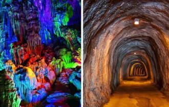 25 самых удивительных пещер и подземных сооружений в мире (26 фото)