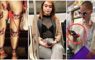 20 горе-модников из метро, которые превратили себя в настоящее посмешище (21 фото)