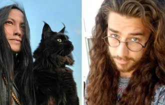 Мужчин, которые удивили всех своими длинными волосами (18 фото)