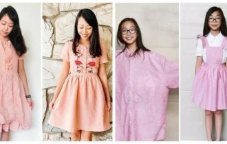 30 beautiful outfits for girls, remade from old clothes (31 photos)