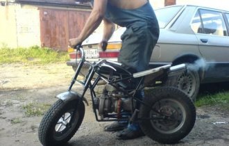 The need for invention is cunning: homemade mopeds, mokicks and scooters (30 photos)