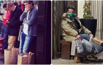 "Больше ни ногой с женой в магазин!": бедные мужики на шоппинге (15 фото)