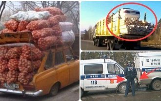 15 ситуаций, которые могли произойти только на дорогах России (16 фото)