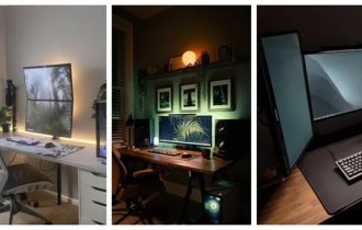 В офисе такого не создать: уютные рабочие места удалёнщиков (45 фото)