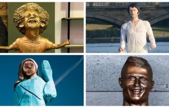 Сможете ли вы угадать, кого изображают эти убогие статуи? (25 фото + 1 видео)