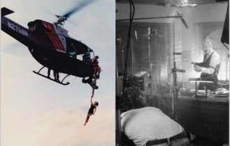 20 incredible behind-the-scenes photos from film sets (21 photos)