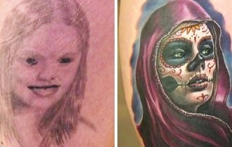 Тату-мастера спасли клиентов от крайне неудачных татуировок (18 фото)