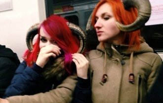 Чудики и не только в метро (30 фото)