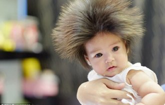 В Британии - мода на волосатых младенцев! (44 фото)