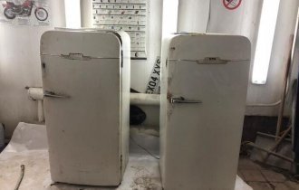 Реставрация холодильника ЗИЛ (11 фото)