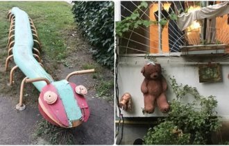 Yard housing office art that can really scare you at night (16 photos)