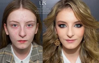 17 transformations from a makeup artist who turns any girl into a fatal beauty (17 photos + 1 video)