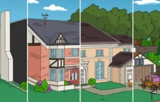 What the Simpsons' house would look like in 8 different eras (9 photos + 1 video)