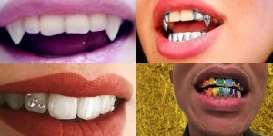 32 ways to stand out: how people came to decorate their teeth (16 photos)