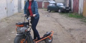 Голь на выдумки хитра: самодельные мопеды, мокики и самокаты (30 фото)