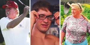 Stars and their doubles: scary and funny (28 photos)