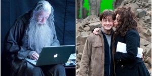 Кадри зі знімального майданчика улюблених фільмів (12 фото)