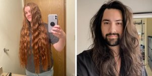 15 people who grew their hair long and don't regret it (16 photos)