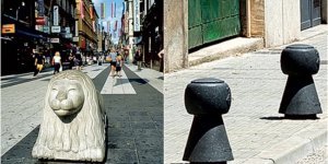 Дорожные столбики, как мостик в историю (9 фото)